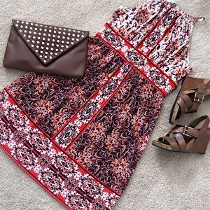 London Times Keyhole Halter Dress